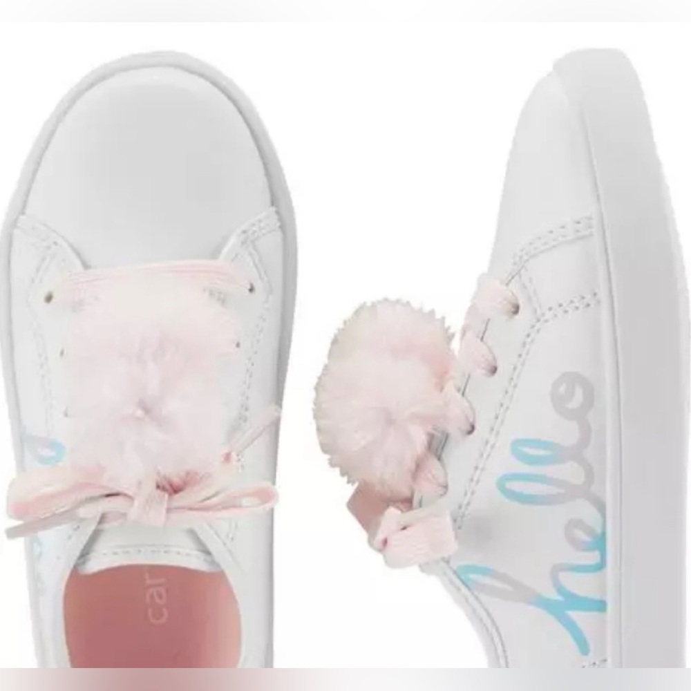 Carters Hello Pom Pom Girl Sneakers